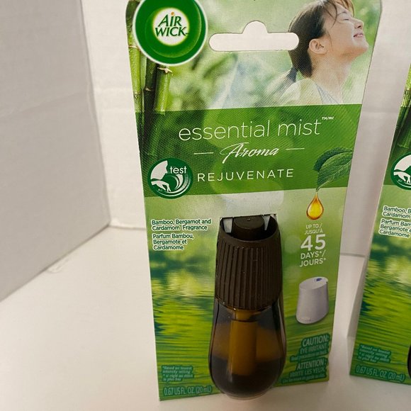 3 x Air Wick Essential Mist Bamboo,Bergaot And Cardamon Fragrance 20ml Each - Picture 2 of 2